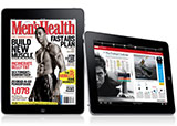Image of Men's Health on the iPad
