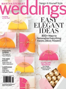 Martha Stewart Weddings cover