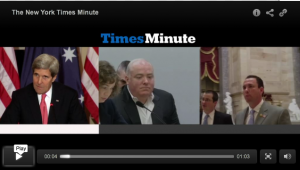 The New York Times Minute video screenshot