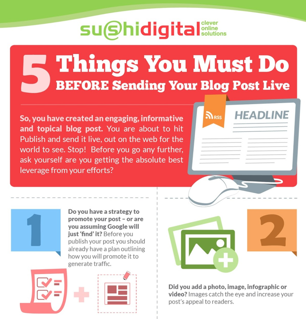 5 Things to Check Before Publishing Your Blog Post [INFOGRAPHIC]