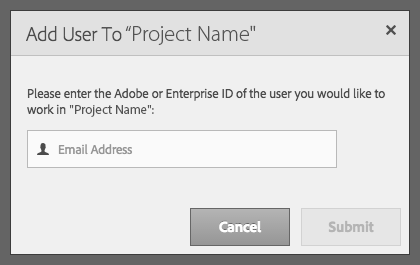 Add user to project